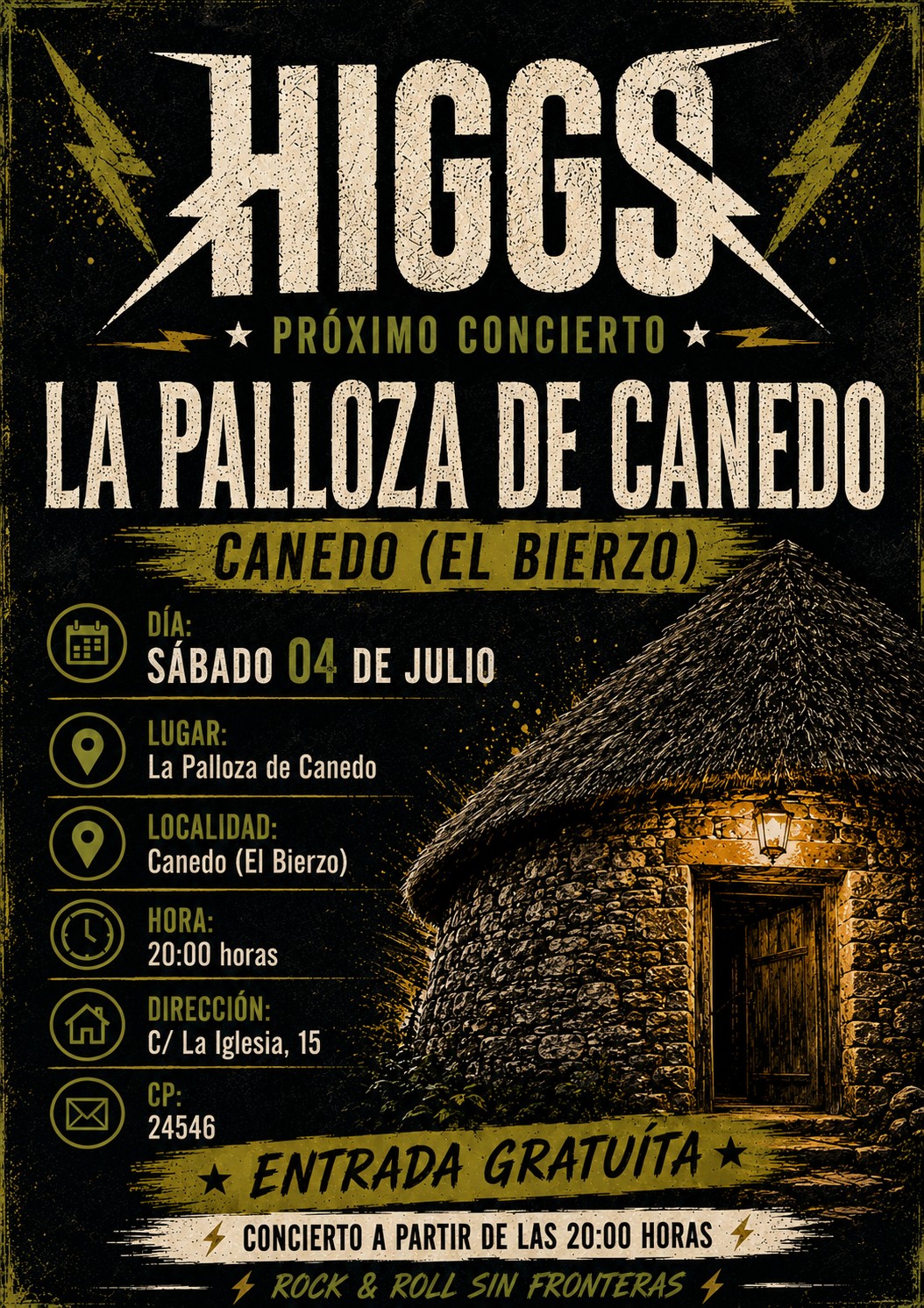 Higgs regresa a La Palloza de Canedo tras la suspensión del anterior concierto por la lluvia